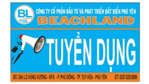 Văn phong Beach Land tuyển dụng